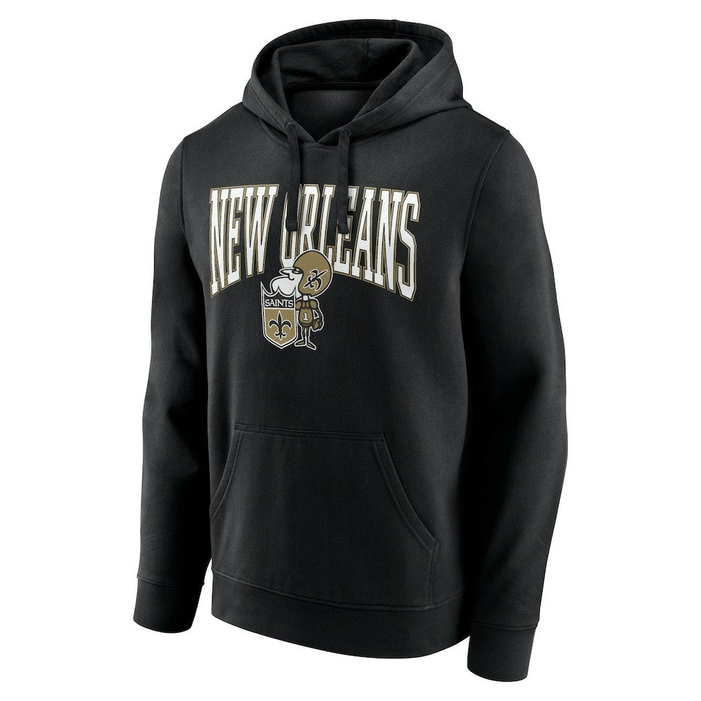 New Orleans Saints Gridiron Classics Campus Standard Pullover Hoodie | NFL Outlet