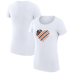 San Francisco Giants G-III 4Her by Carl Banks Women's Super-Slim Fit Lightweight Heart Graphic T-Shirt - MLB T-shirts