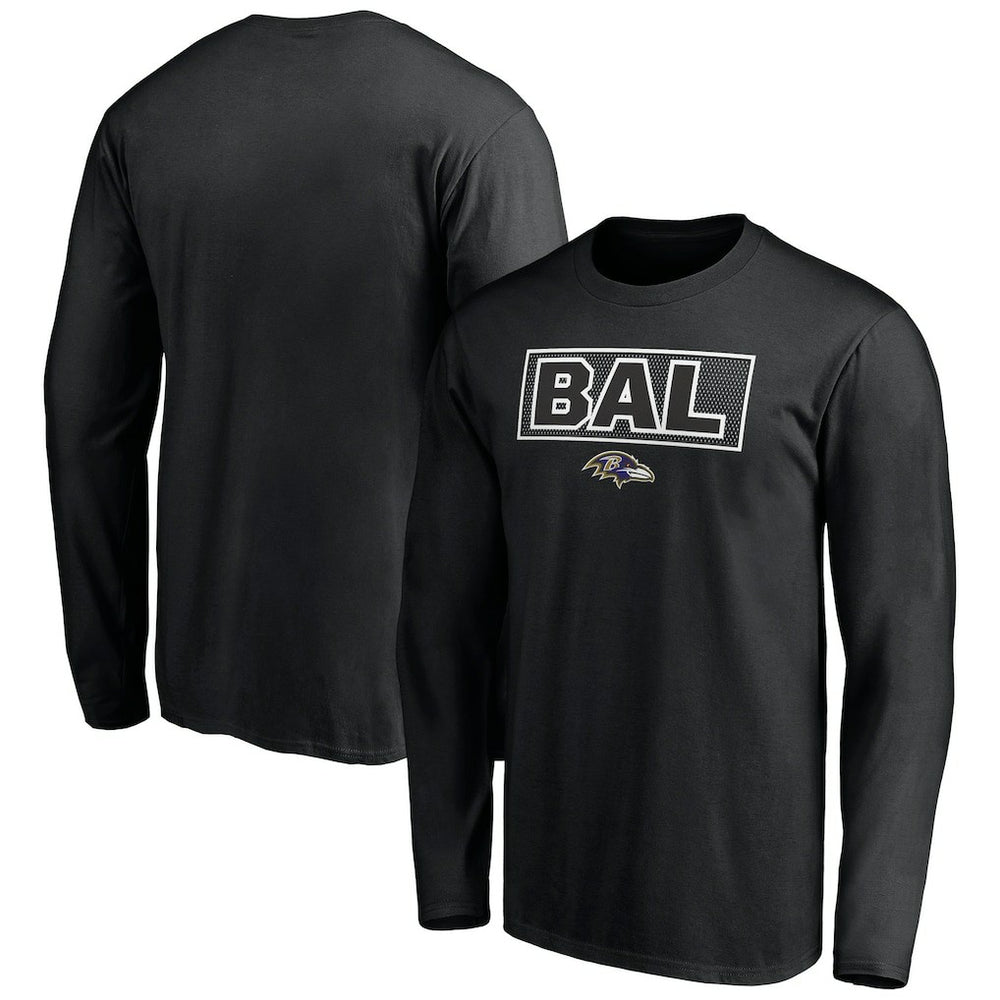 Baltimore Ravens Squad Throwbacks Long Sleeve T-Shirt | NFL Discount