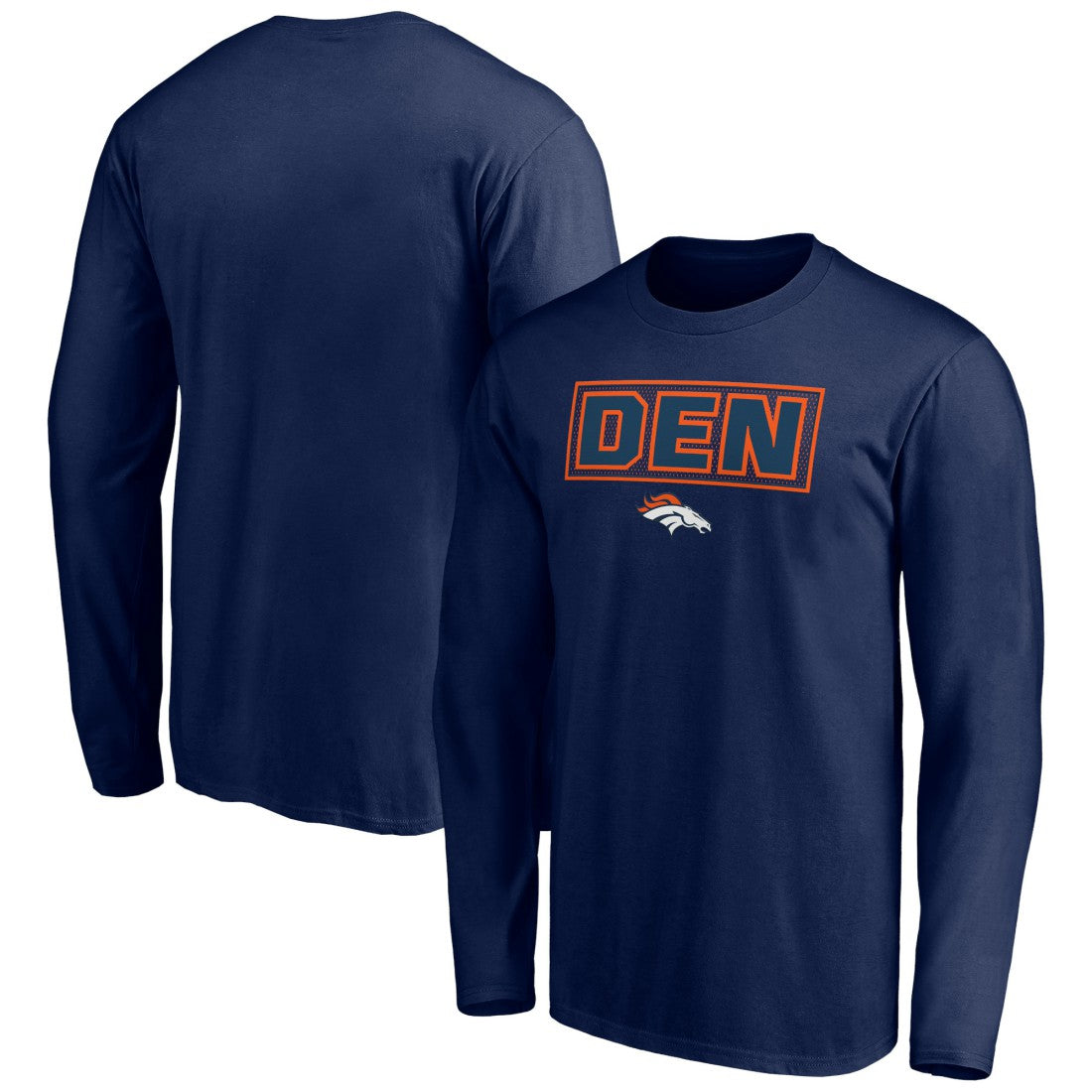 Denver Broncos Squad Throwbacks Long Sleeve T-Shirt | NFL Outlet