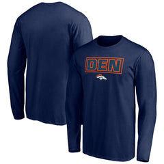 Denver Broncos Squad Throwbacks Long Sleeve T-Shirt | NFL Outlet