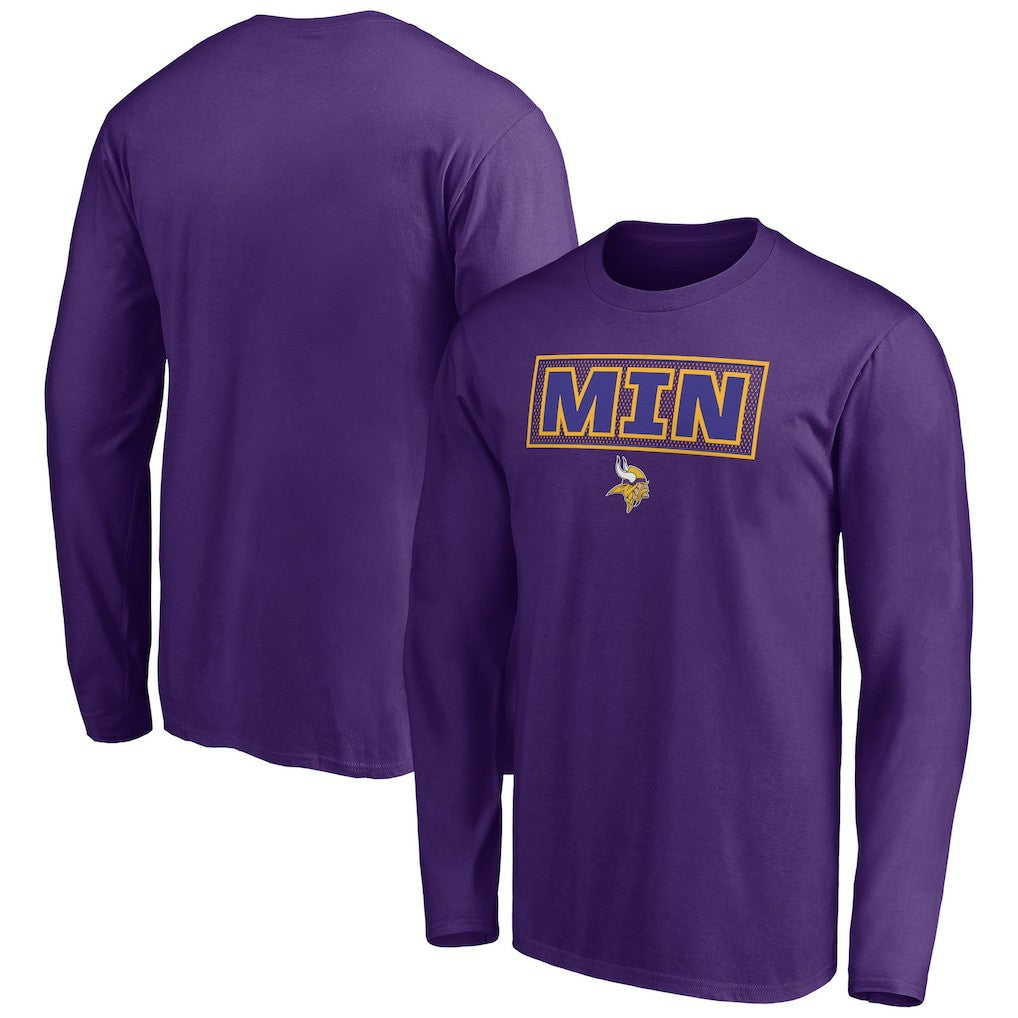 Minnesota Vikings Squad Throwbacks Long Sleeve T-Shirt | NFL Near me