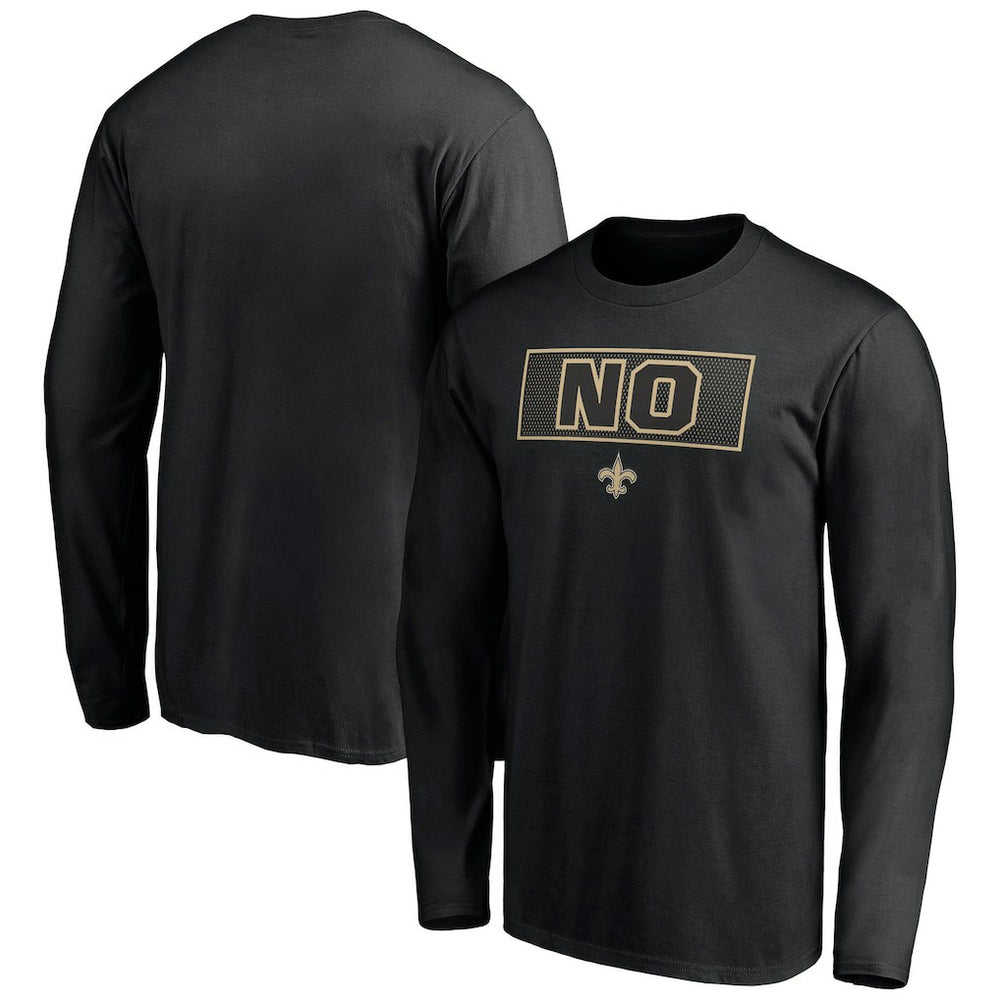 New Orleans Saints Squad Throwbacks Long Sleeve T-Shirt | NFL New