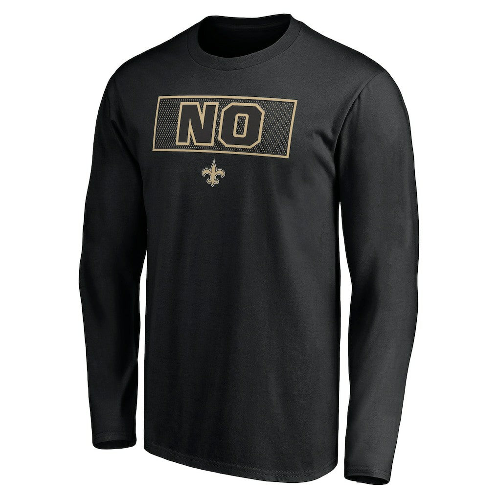 New Orleans Saints Squad Throwbacks Long Sleeve T-Shirt | NFL New