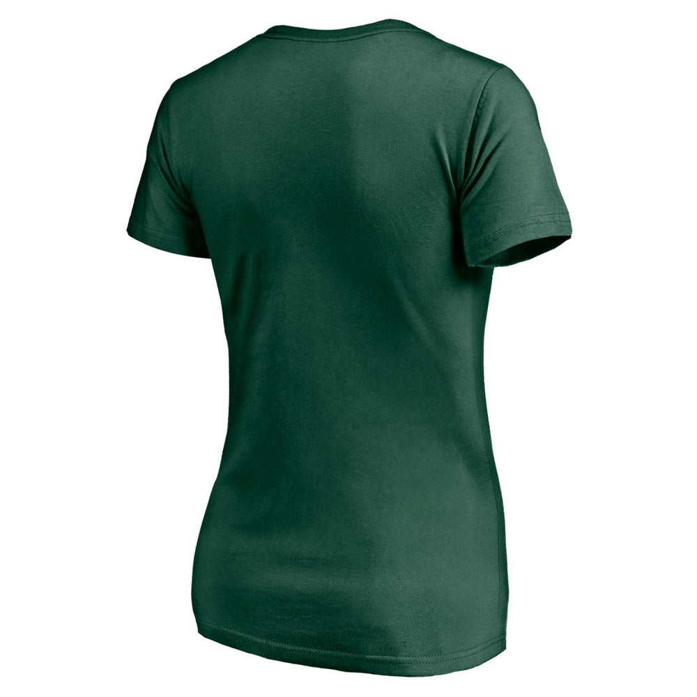 Green Bay Packers Women's Depth Chart V-Neck T-Shirt | NFL Online