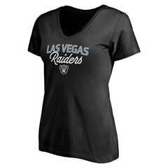 Las Vegas Raiders Women's Depth Chart V-Neck T-Shirt | NFL On sale