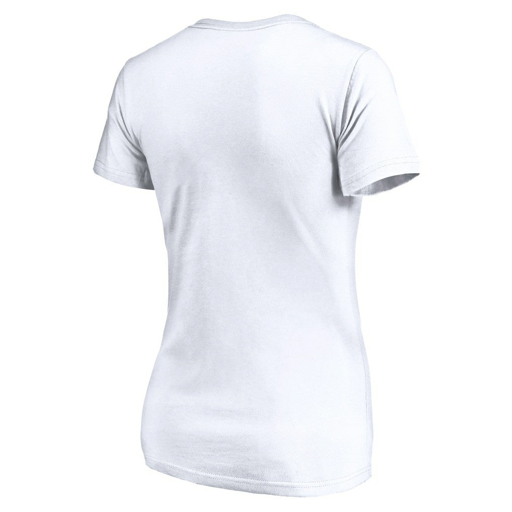Miami Dolphins Women's Depth Chart V-Neck T-Shirt | NFL New