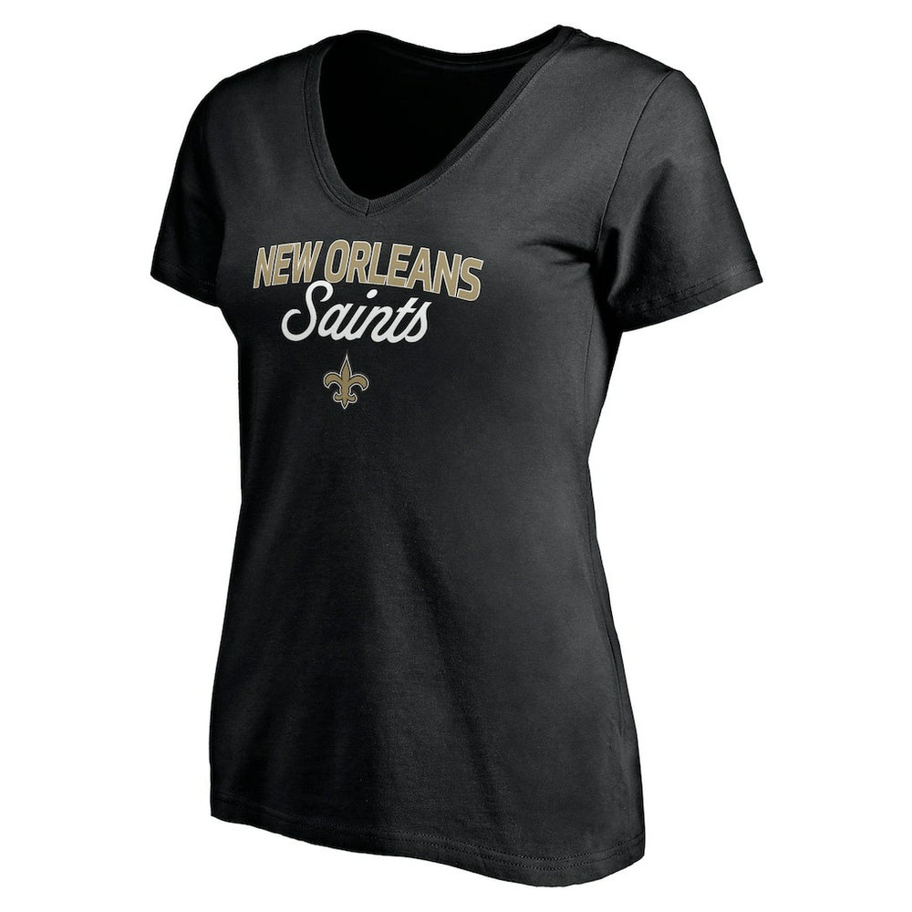 New Orleans Saints Women's Depth Chart V-Neck T-Shirt | NFL On sale