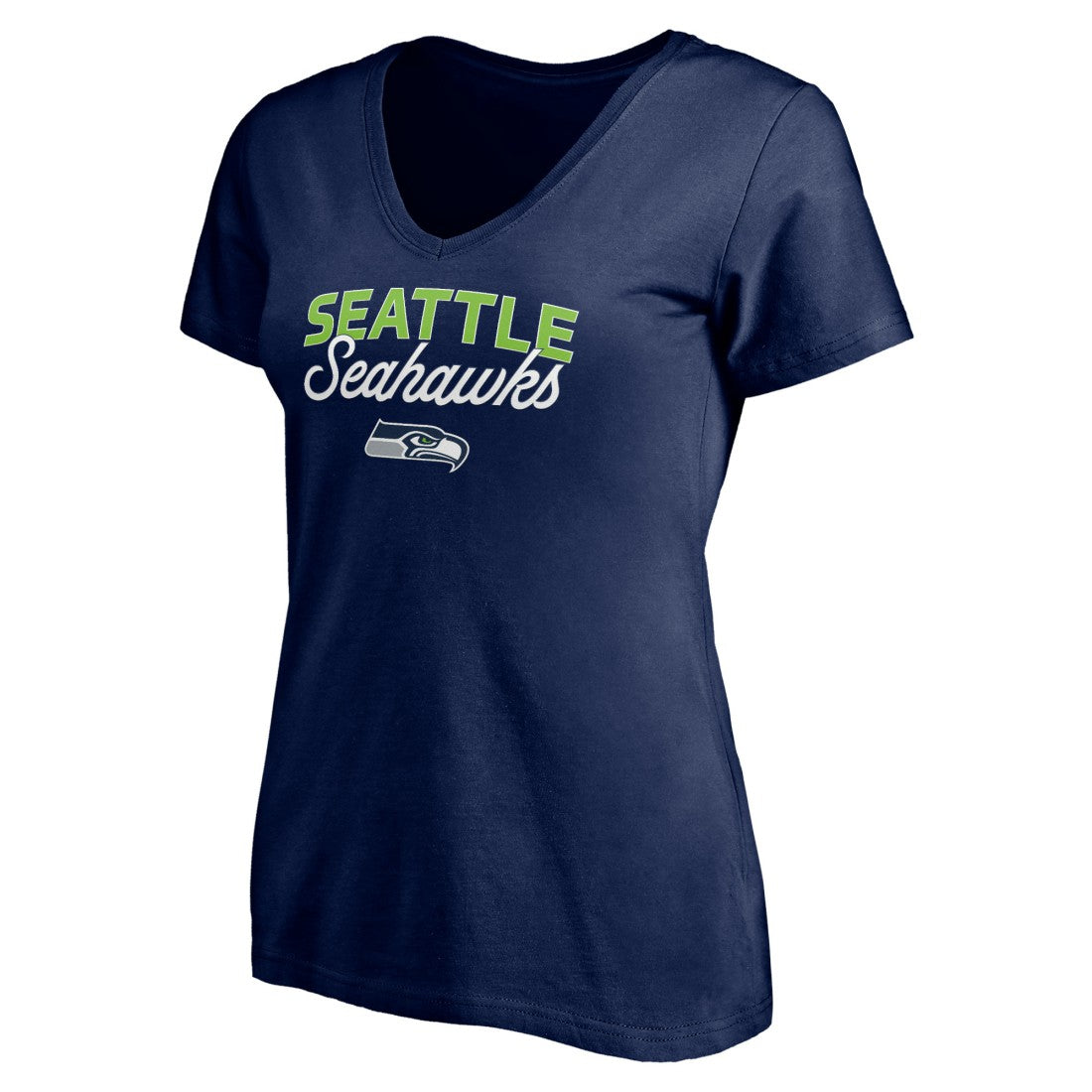 Seattle Seahawks Women's Depth Chart V-Neck T-Shirt | NFL Sale