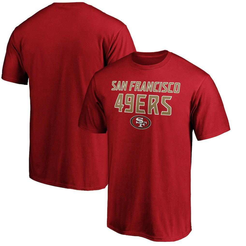 San Francisco 49ers Game Day Stack T-Shirt | NFL Outlet
