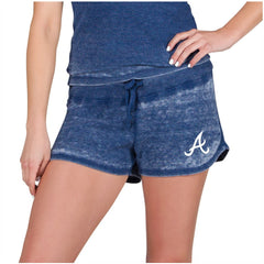 Atlanta Braves Concepts Sport Women's Resurgence Waffle Knit Shorts - MLB Shorts