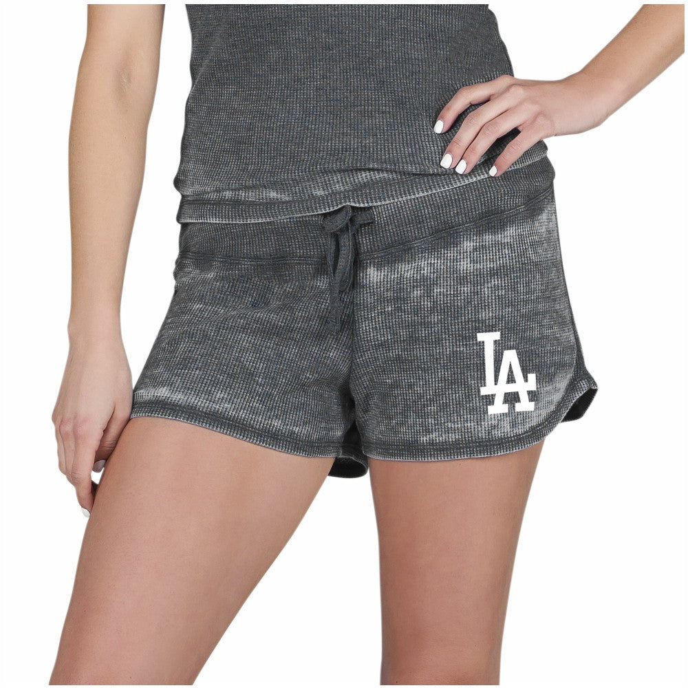 Los Angeles Dodgers Concepts Sport Women's Resurgence Waffle Knit Shorts - MLB Shorts