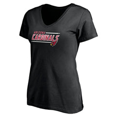 Arizona Cardinals Women's Mascot In Bounds V-Neck T-Shirt | NFL Discount