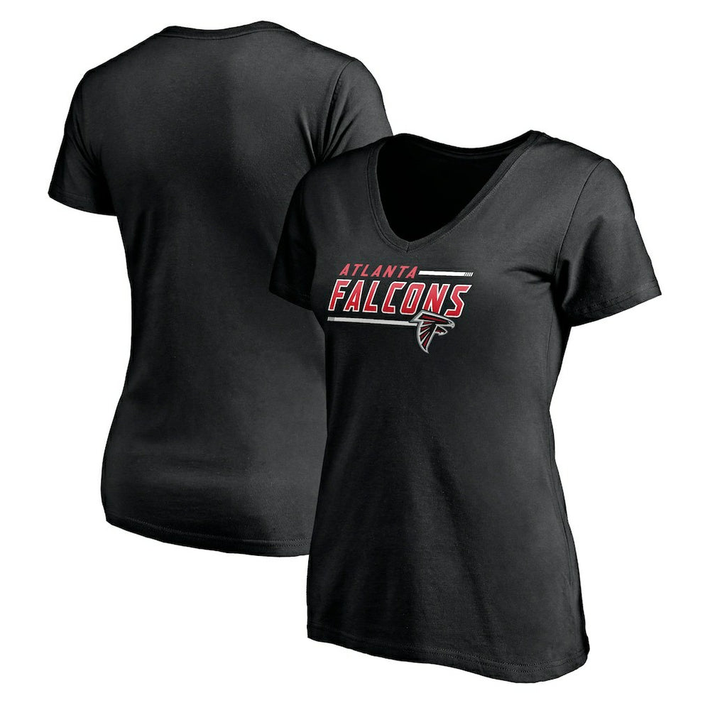 Atlanta Falcons Women's Mascot In Bounds V-Neck T-Shirt | NFL US