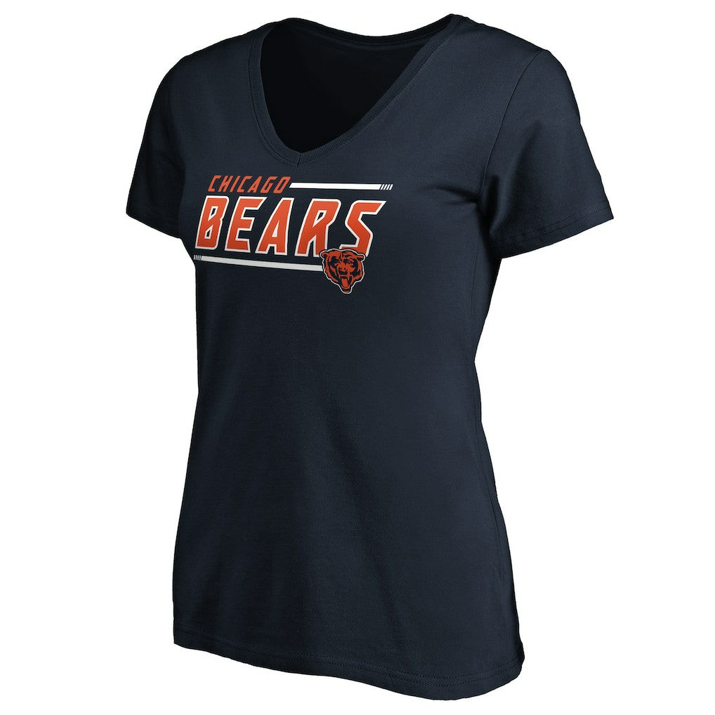 Chicago Bears Women's Mascot In Bounds V-Neck T-Shirt | NFL Discount