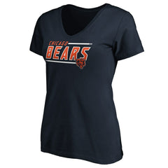 Chicago Bears Women's Mascot In Bounds V-Neck T-Shirt | NFL Discount