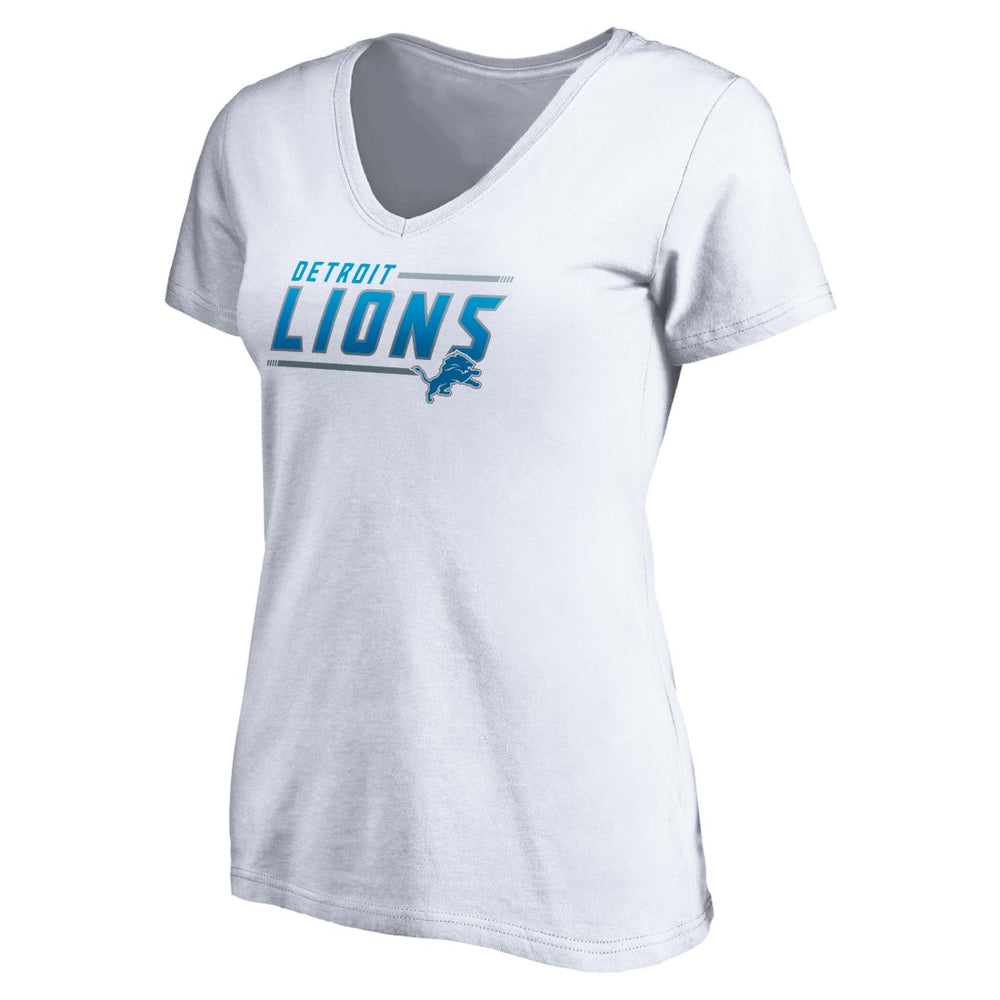 Detroit Lions Women's Mascot In Bounds V-Neck T-Shirt | NFL Outlet