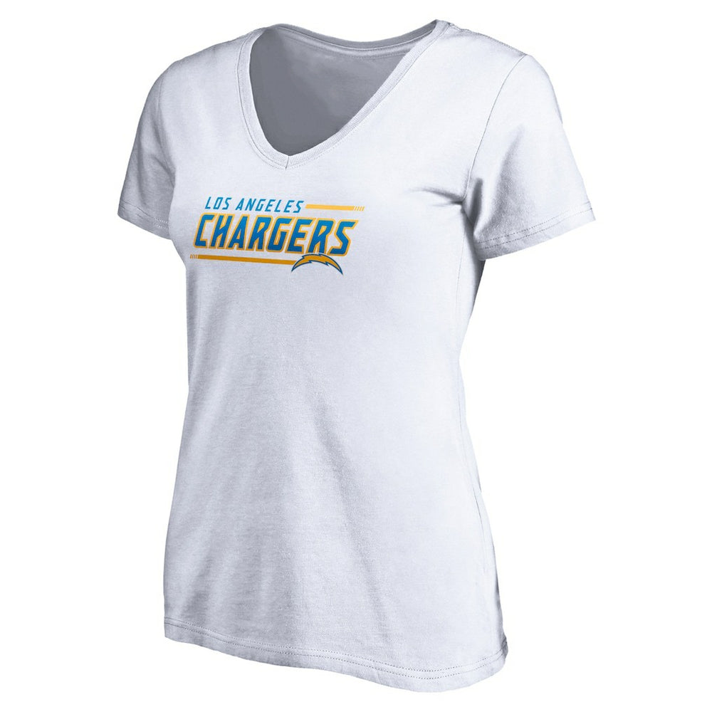 Los Angeles Chargers Women's Mascot In Bounds V-Neck T-Shirt | NFL On sale