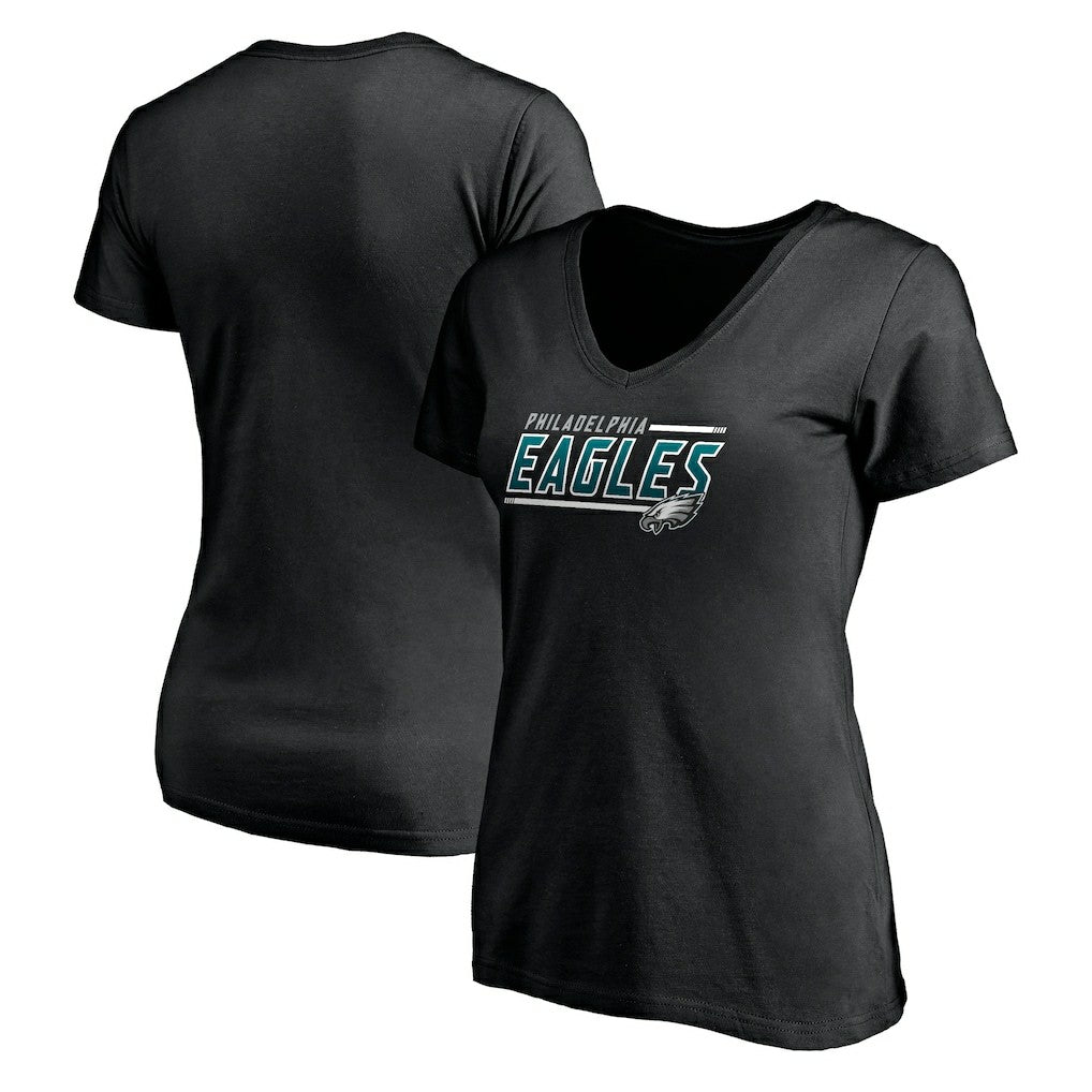 Philadelphia Eagles Women's Mascot In Bounds V-Neck T-Shirt | NFL New