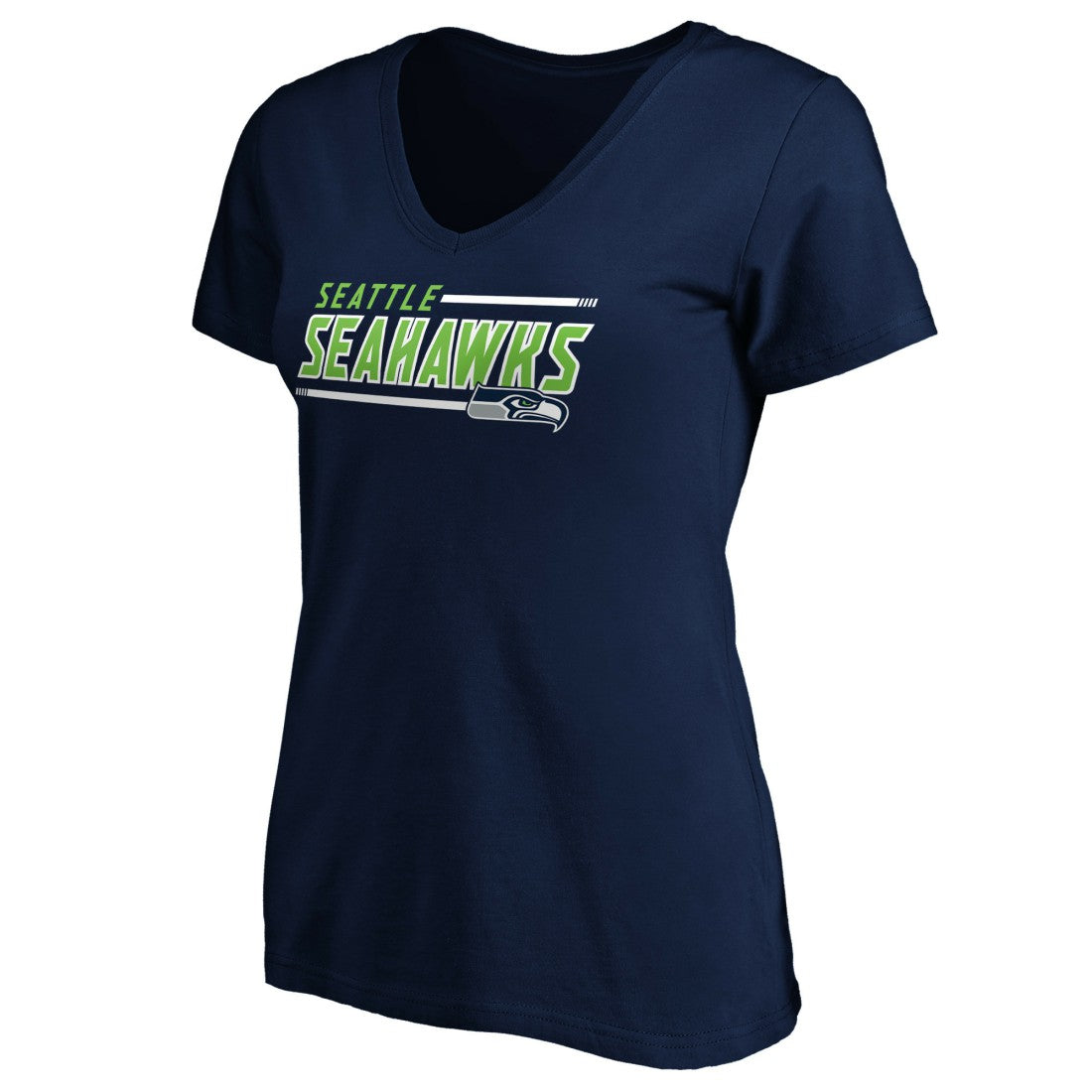 Seattle Seahawks Women's Mascot In Bounds V-Neck T-Shirt | NFL Online