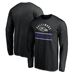 Baltimore Ravens Team Arch Knockout Long Sleeve T-Shirt | NFL Online