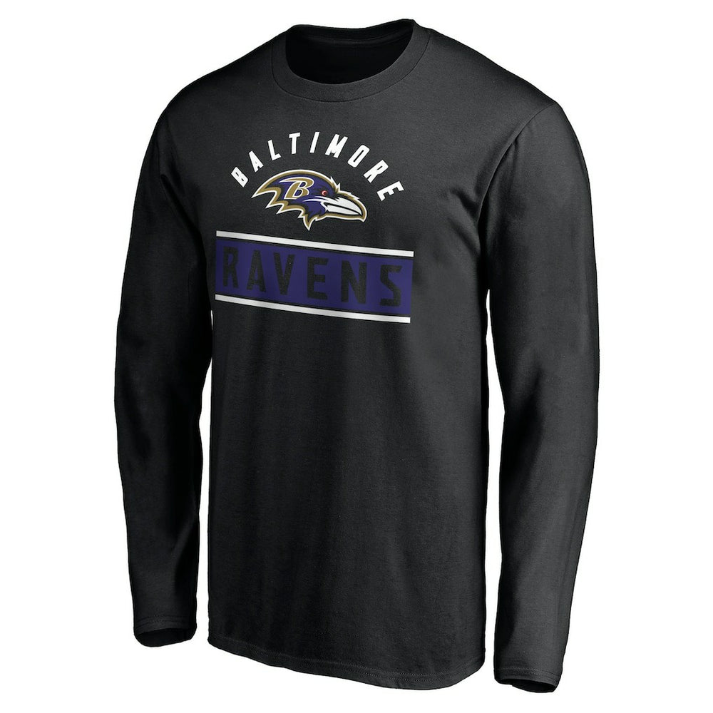 Baltimore Ravens Team Arch Knockout Long Sleeve T-Shirt | NFL Online