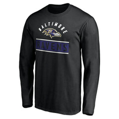 Baltimore Ravens Team Arch Knockout Long Sleeve T-Shirt | NFL Online