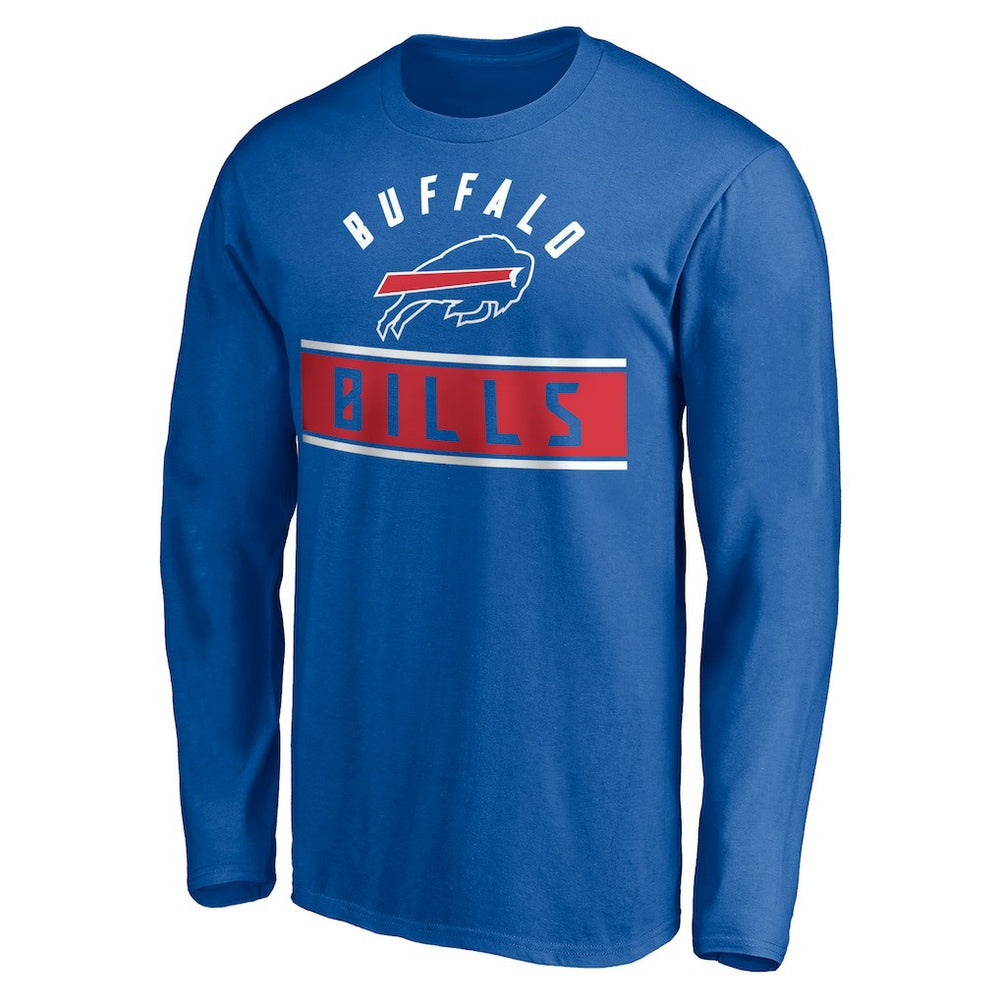 Buffalo Bills Team Arch Knockout Long Sleeve T-Shirt | NFL New