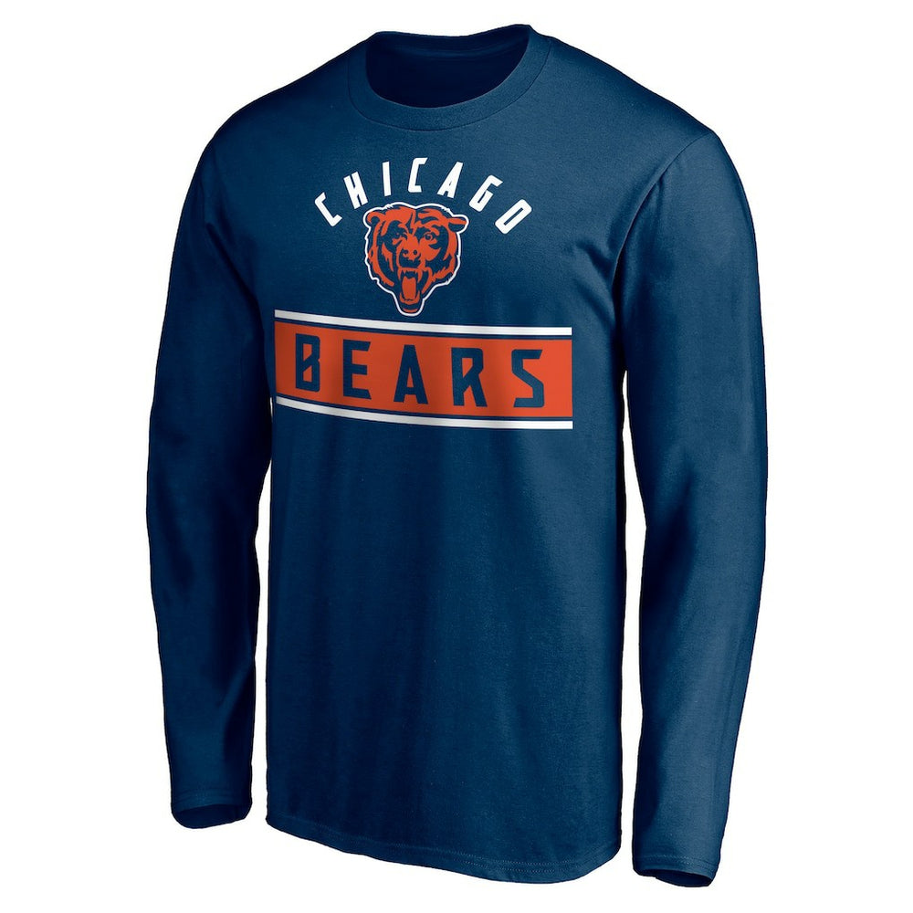 Chicago Bears Team Arch Knockout Long Sleeve T-Shirt | NFL Outlet