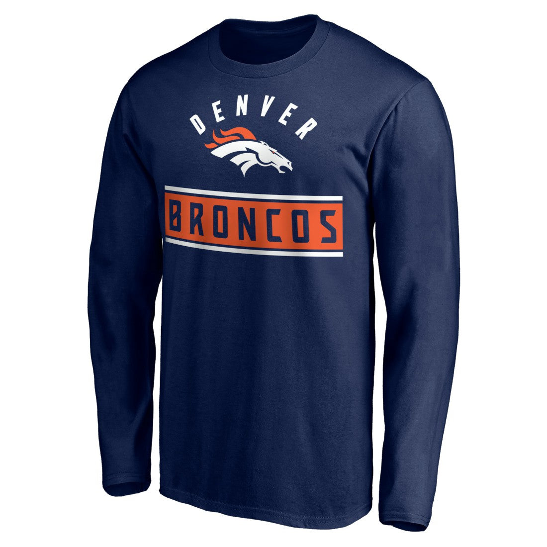 Denver Broncos Team Arch Knockout Long Sleeve T-Shirt | NFL Outlet