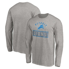 Detroit Lions Team Arch Knockout Long Sleeve T-Shirt | NFL New