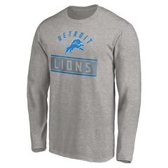 Detroit Lions Team Arch Knockout Long Sleeve T-Shirt | NFL New