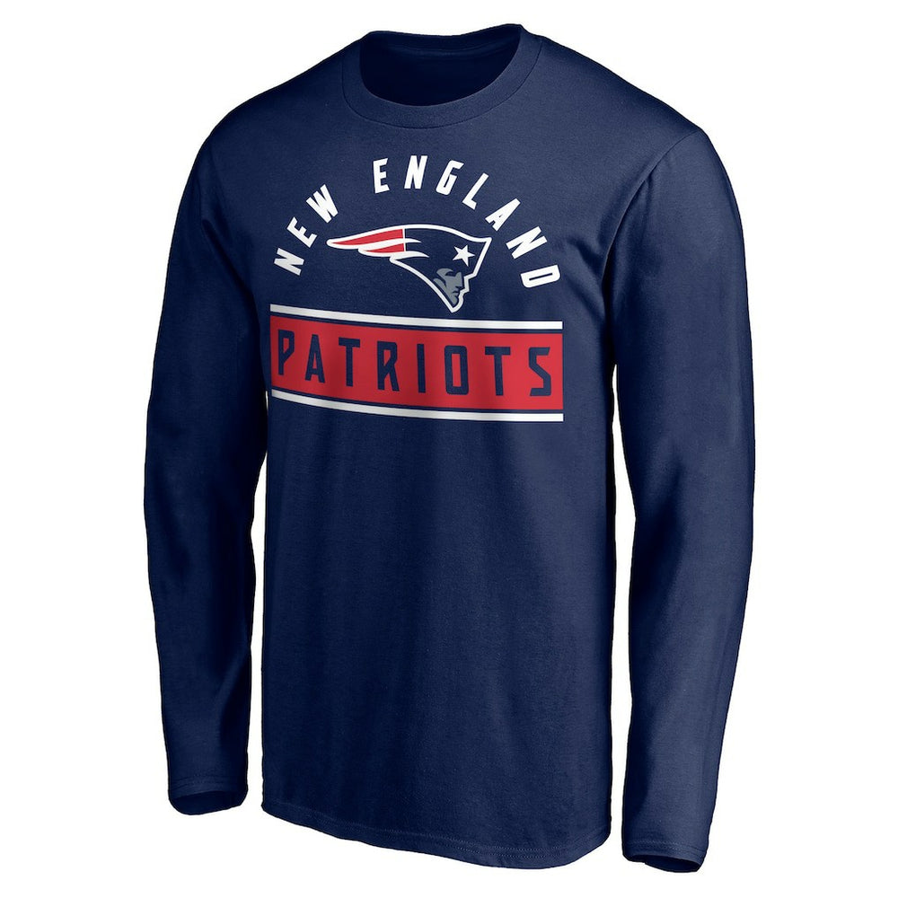 New England Patriots Team Arch Knockout Long Sleeve T-Shirt | NFL Hot