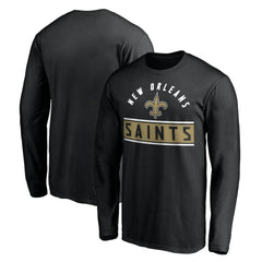 New Orleans Saints Team Arch Knockout Long Sleeve T-Shirt | NFL Sale