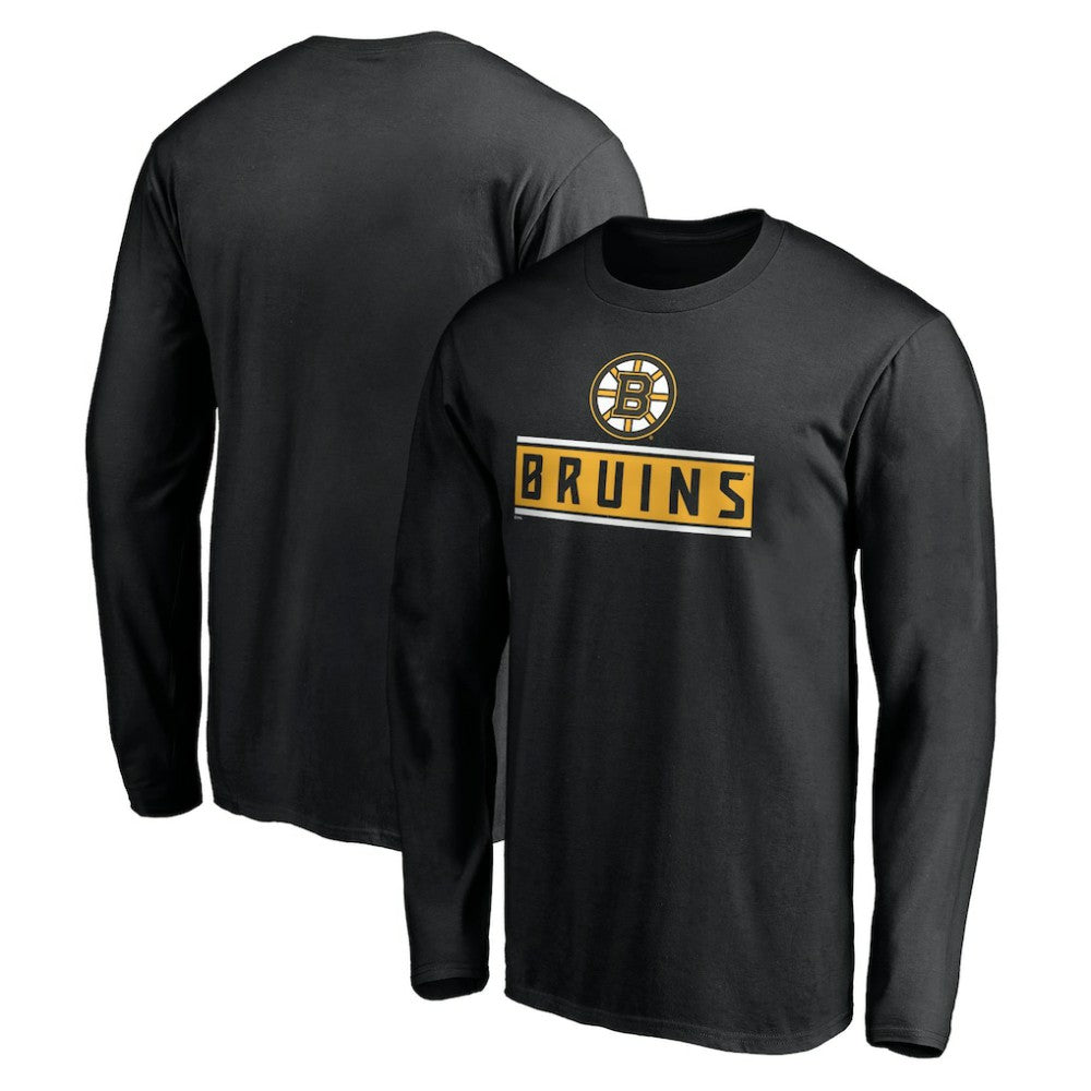 Boston Bruins Team Arch Knockout Long Sleeve T-Shirt -  NHL T-shirts