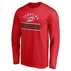 Carolina Hurricanes Team Arch Knockout Long Sleeve T-Shirt -  NHL T-shirts