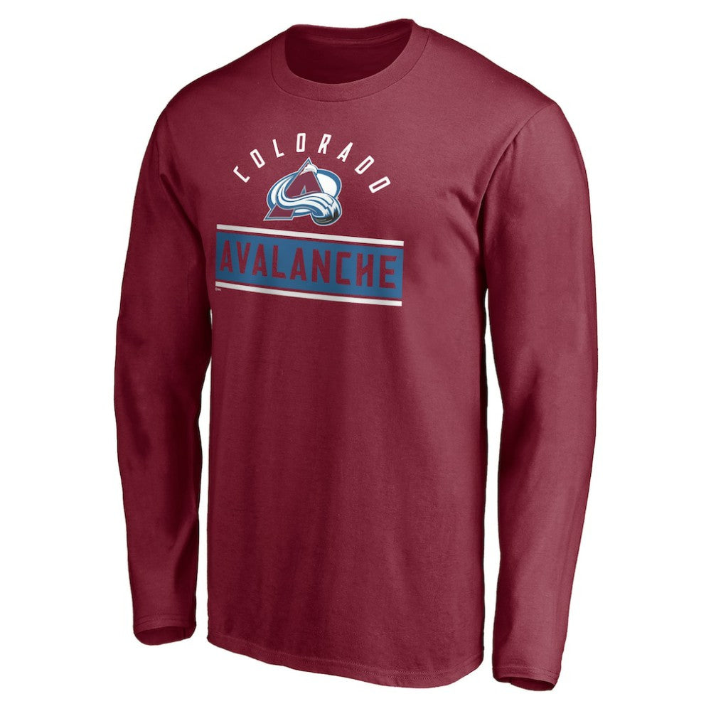 Colorado Avalanche Team Arch Knockout Long Sleeve T-Shirt -  NHL T-shirts