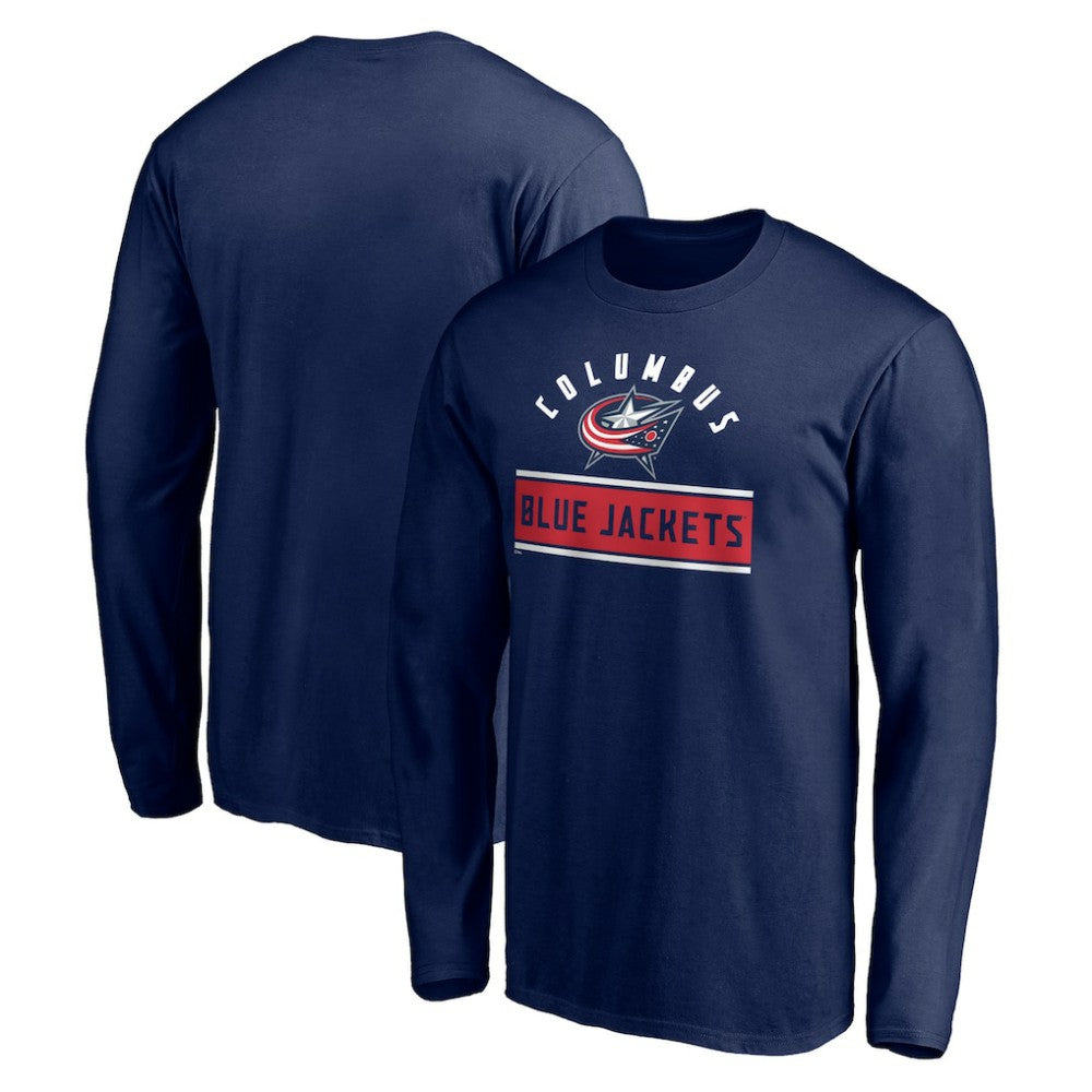 Columbus Blue Jackets Team Arch Knockout Long Sleeve T-Shirt -  NHL T-shirts