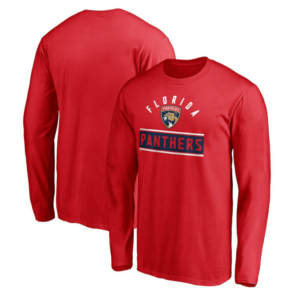 Florida Panthers Team Arch Knockout Long Sleeve T-Shirt -  NHL T-shirts