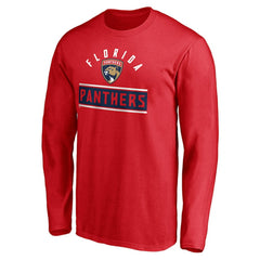 Florida Panthers Team Arch Knockout Long Sleeve T-Shirt -  NHL T-shirts