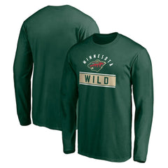 Minnesota Wild Team Arch Knockout Long Sleeve T-Shirt -  NHL T-shirts