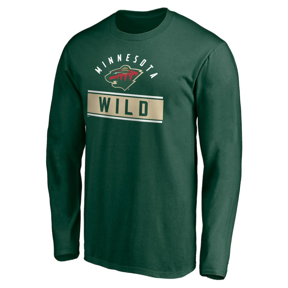 Minnesota Wild Team Arch Knockout Long Sleeve T-Shirt -  NHL T-shirts