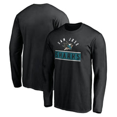 San Jose Sharks Team Arch Knockout Long Sleeve T-Shirt -  NHL T-shirts
