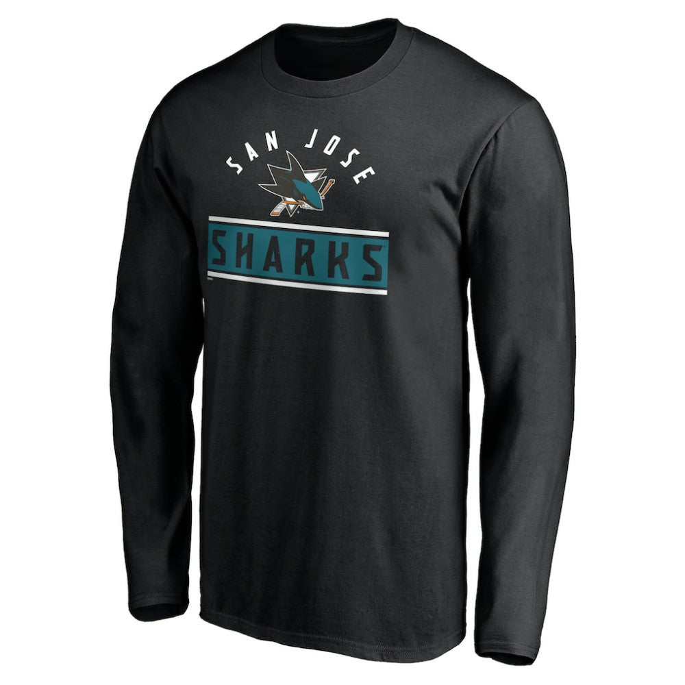San Jose Sharks Team Arch Knockout Long Sleeve T-Shirt -  NHL T-shirts