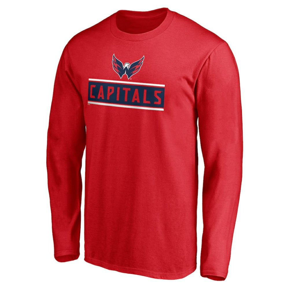 Washington Capitals Team Arch Knockout Long Sleeve T-Shirt -  NHL T-shirts