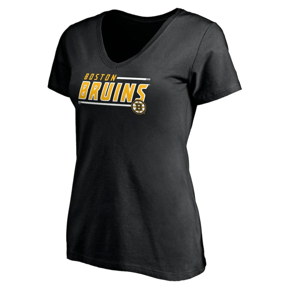 Boston Bruins Women's Mascot In Bounds V-Neck T-Shirt -  NHL T-shirts