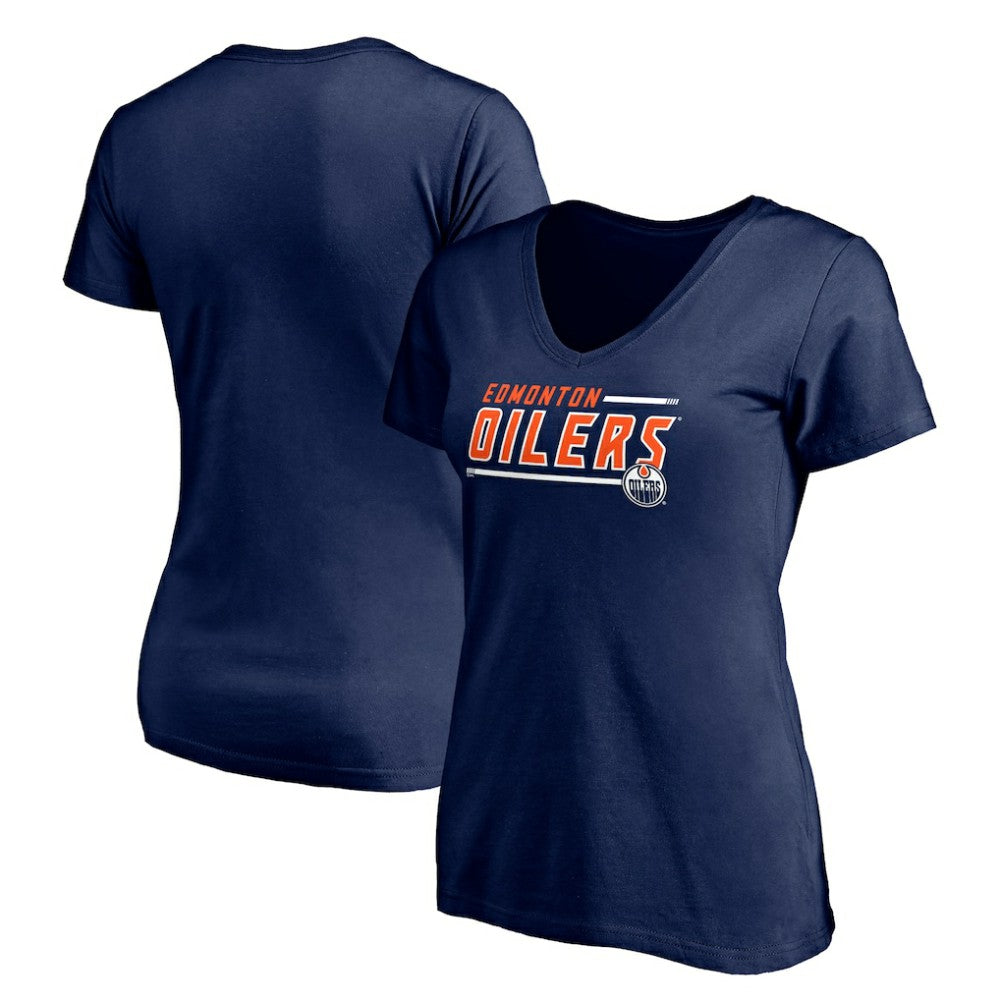 Edmonton Oilers Women's Mascot In Bounds V-Neck T-Shirt -  NHL T-shirts