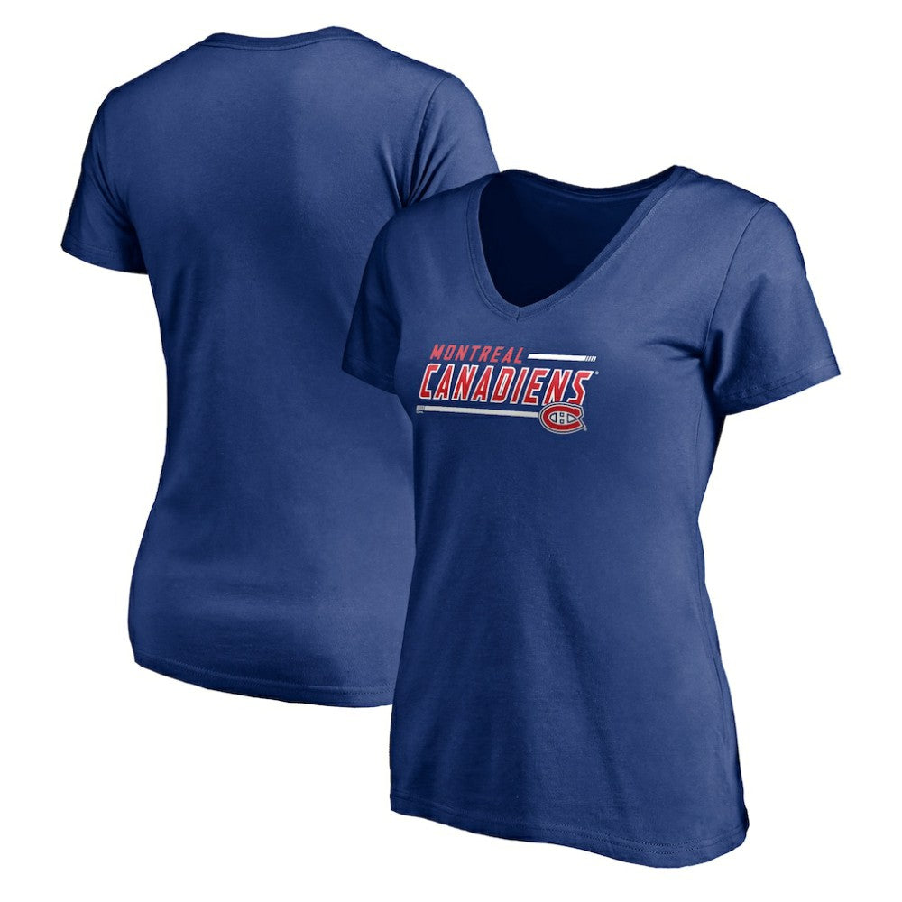 Montreal Canadiens Women's Mascot In Bounds V-Neck T-Shirt -  NHL T-shirts