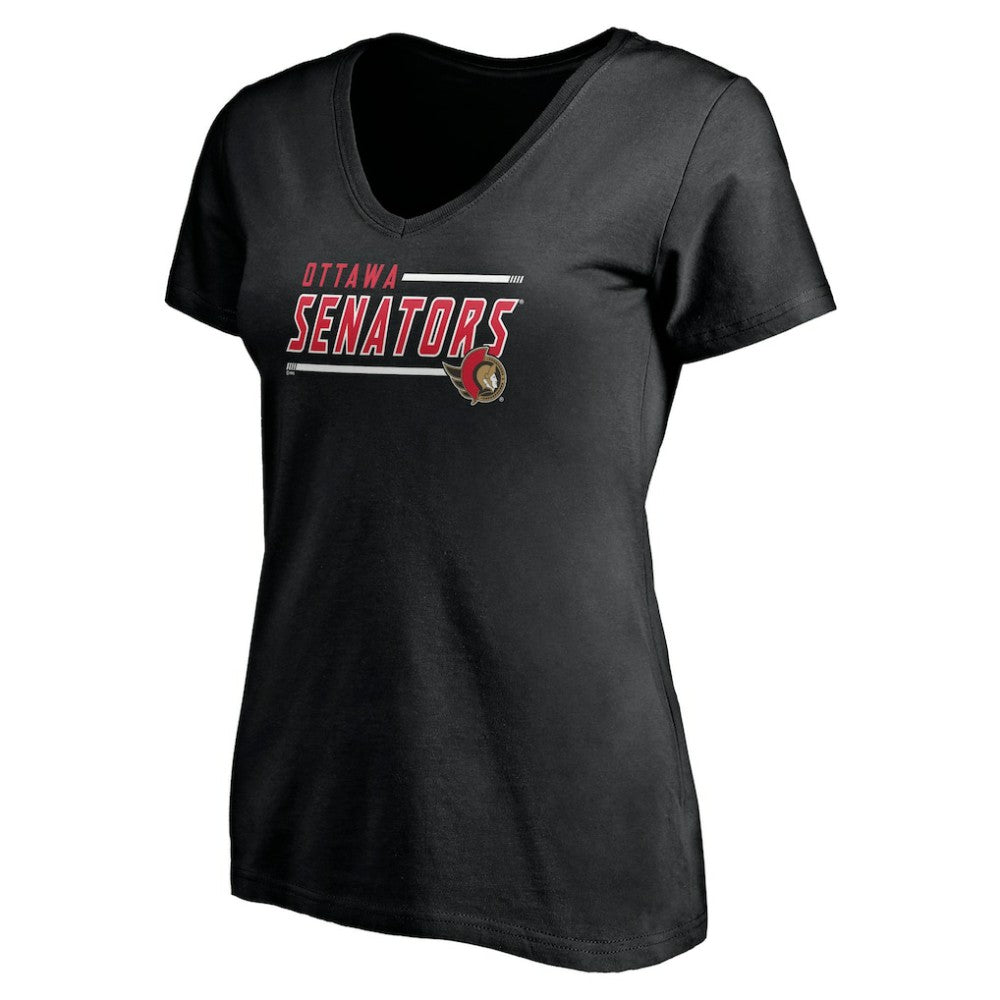 Ottawa Senators Women's Mascot In Bounds V-Neck T-Shirt -  NHL T-shirts