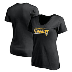 Pittsburgh Penguins Women's Mascot In Bounds V-Neck T-Shirt -  NHL T-shirts